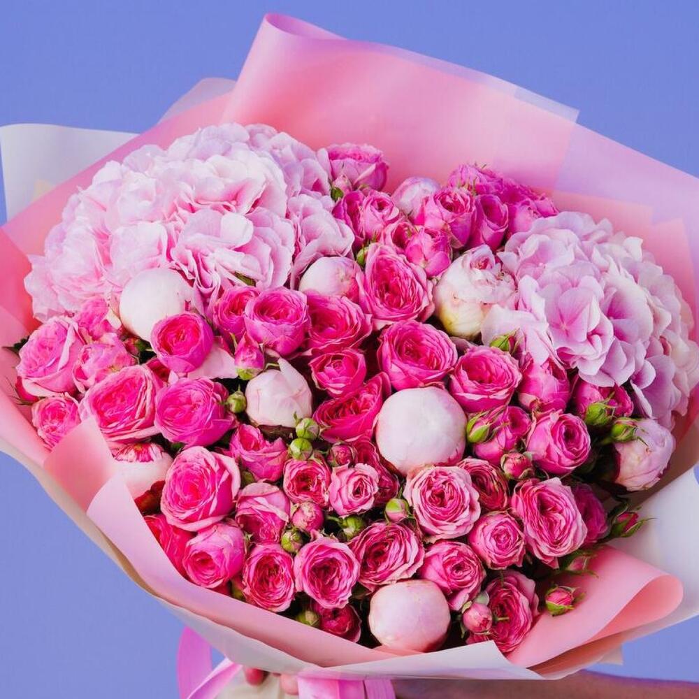 роз и пионов роз и пионов